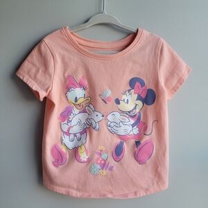 Jumping Beans Toddler Girls 4T Easter Bunny Disney Minnie Mouse & Daisy Shirt